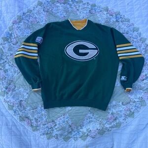 Vintage Starter Green Bay Packers Crewneck Sweatshirt Size: XL